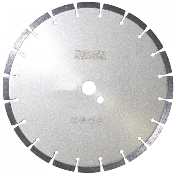 Сегментный алмазный диск по бетону MESSER 300D-2.8T-10W-20S-25.4 Д.О. 01-13-300